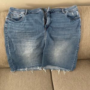 Denim skirt